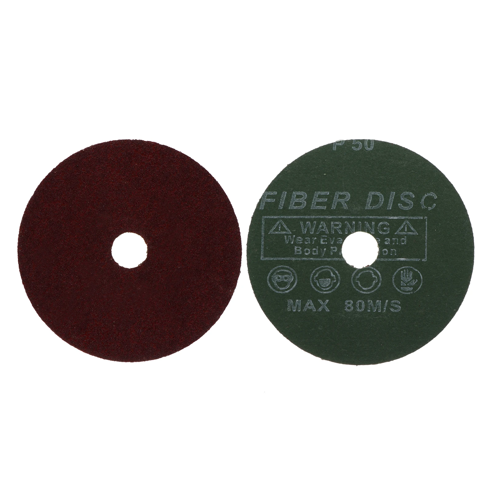 

50pcs 4 Inch Metal Polishing Discs Set Steel Grinding Sheets 36 80 Grits Metal Iron Aluminum Wood Artificial