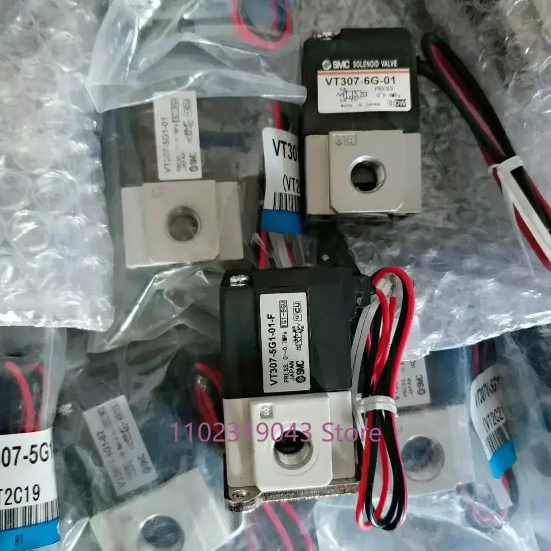 SMC high-frequency solenoid valve VT307V-4G1/5G1-01 VT317V-5G/DZ-02 two position three-way vacuum valve