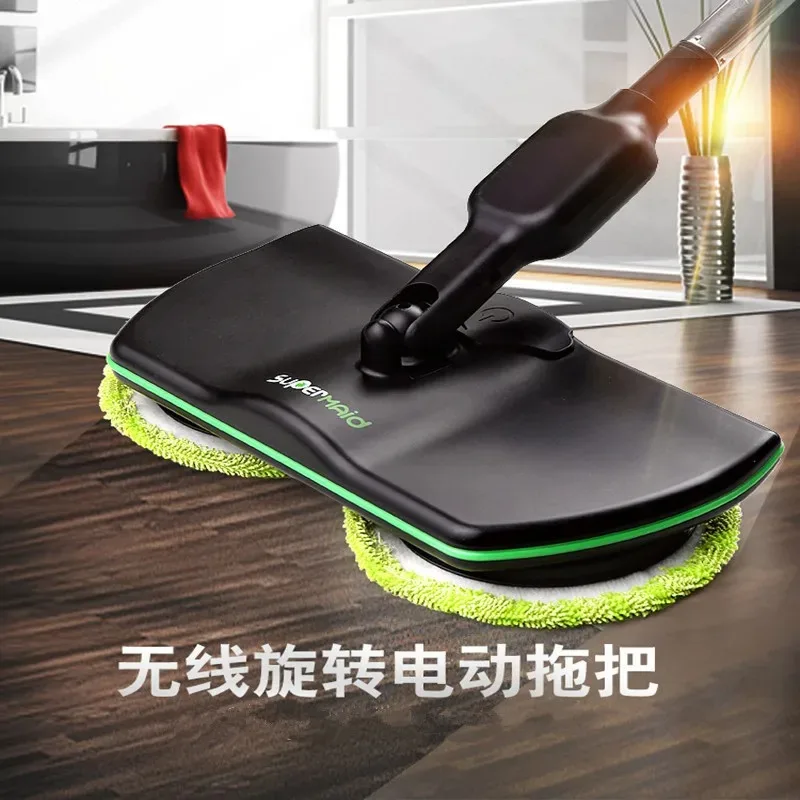 Rechargeable Electric Mop Handheld Wireless Electric Rotary 360 Degree Mopping Machine Household Cleaning