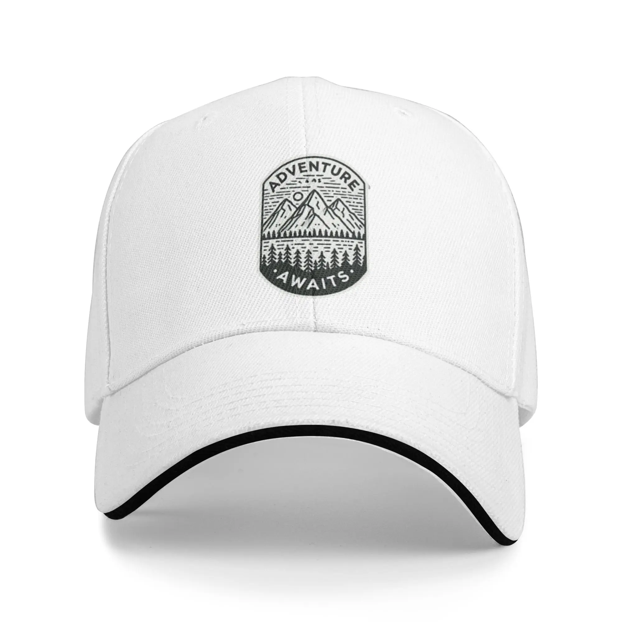 Adventure Awaits Travel Sticker Gift For Children Men Women A Baseball Cap Hat