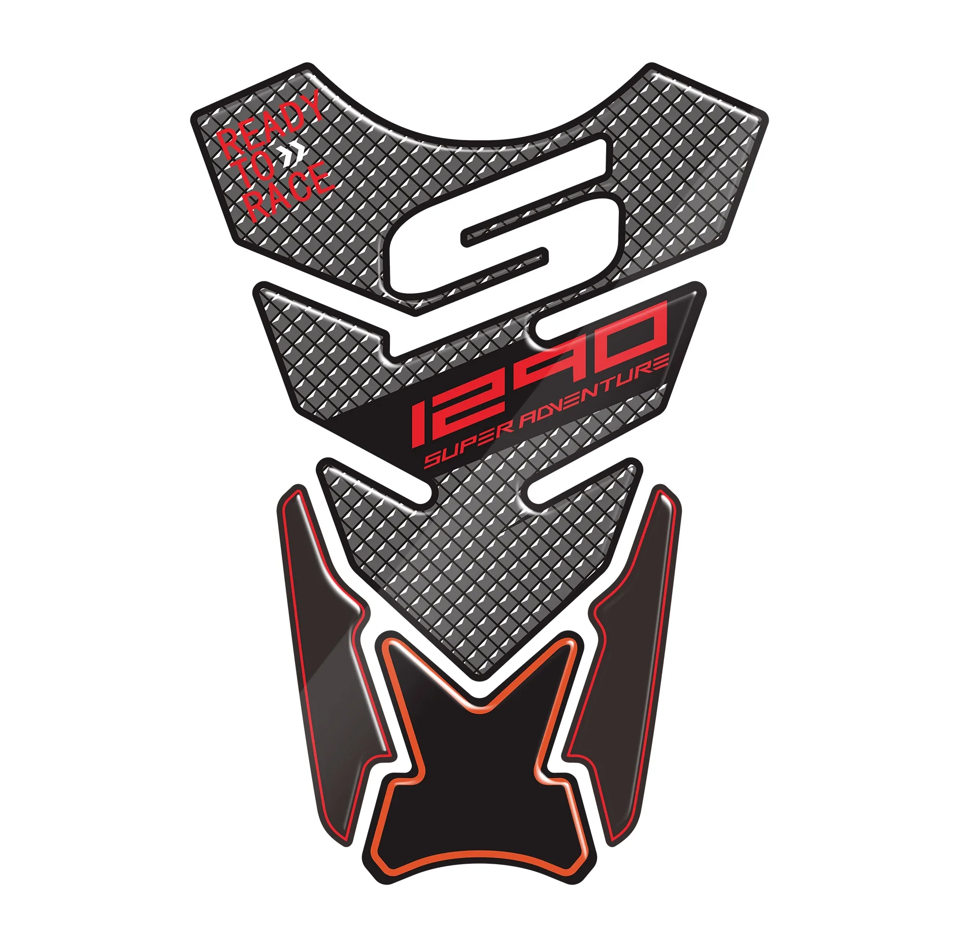 

3D Motorcycle Accessories 3M Sticker Decal Fuel Tank Pad Protector Decorative For KTM R2R 1290 SUPER ADVENTURE ADV