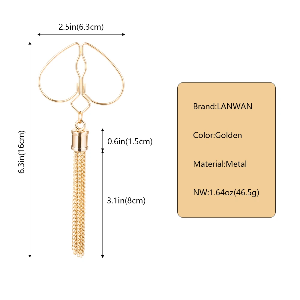 القلب الحلمة المشابك مع شرابة الجنس قابل للتعديل مقاطع الجسم غير ثقب المجوهرات للنساء والأزواج اكسسوارات sexeul couple18 +