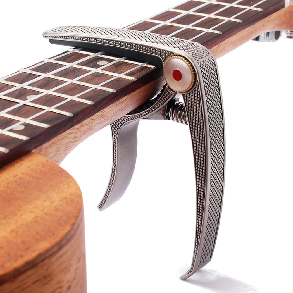 

Guitar Capo Black Nickel Small Size Clamp For Acoustic Electric Classic 6-String Fast Release Portable Tuning