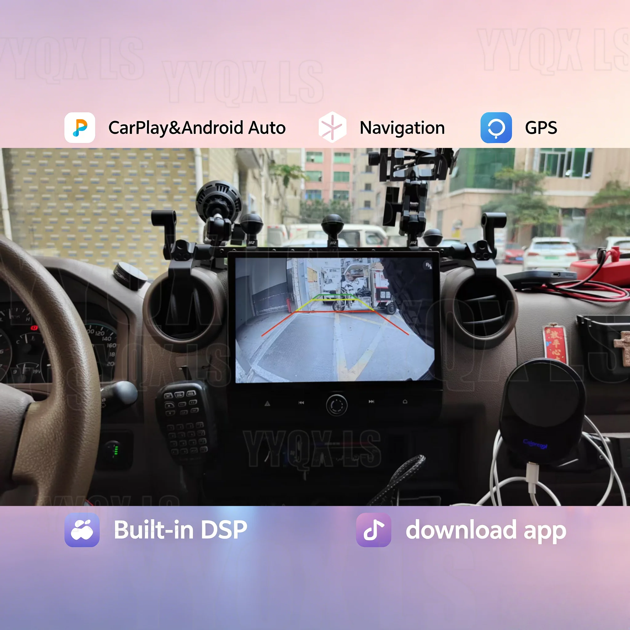 car accessories Android Carplay For Toyota Pickup LC70 LC75 2007-2024 GPS Navigation Car Radio HD Touch Screen Multimedia
