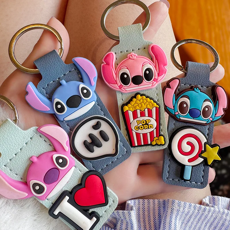 

Anime Lilo and Stitch Keychain Stitch Best Friend Couple Bag Pendant Car Key Pendant Accessories Christmas Halloween Gifts