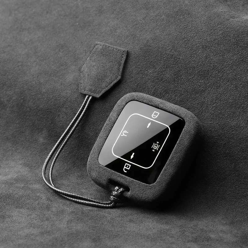 

Для Zeekr 001, 007, 7X, X, 009: высококачественный специализированный чехол-ключница из замши ABS для автомобильного пульта дистанционного управления