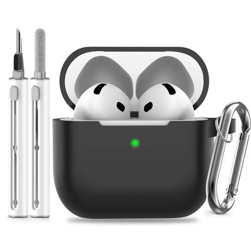 

Complete Maintenance Kit with Lanyard and Cleaning Pen Soft Silicone Protective Case for AirPods Pro 1 2 3 and AirPods 3 4