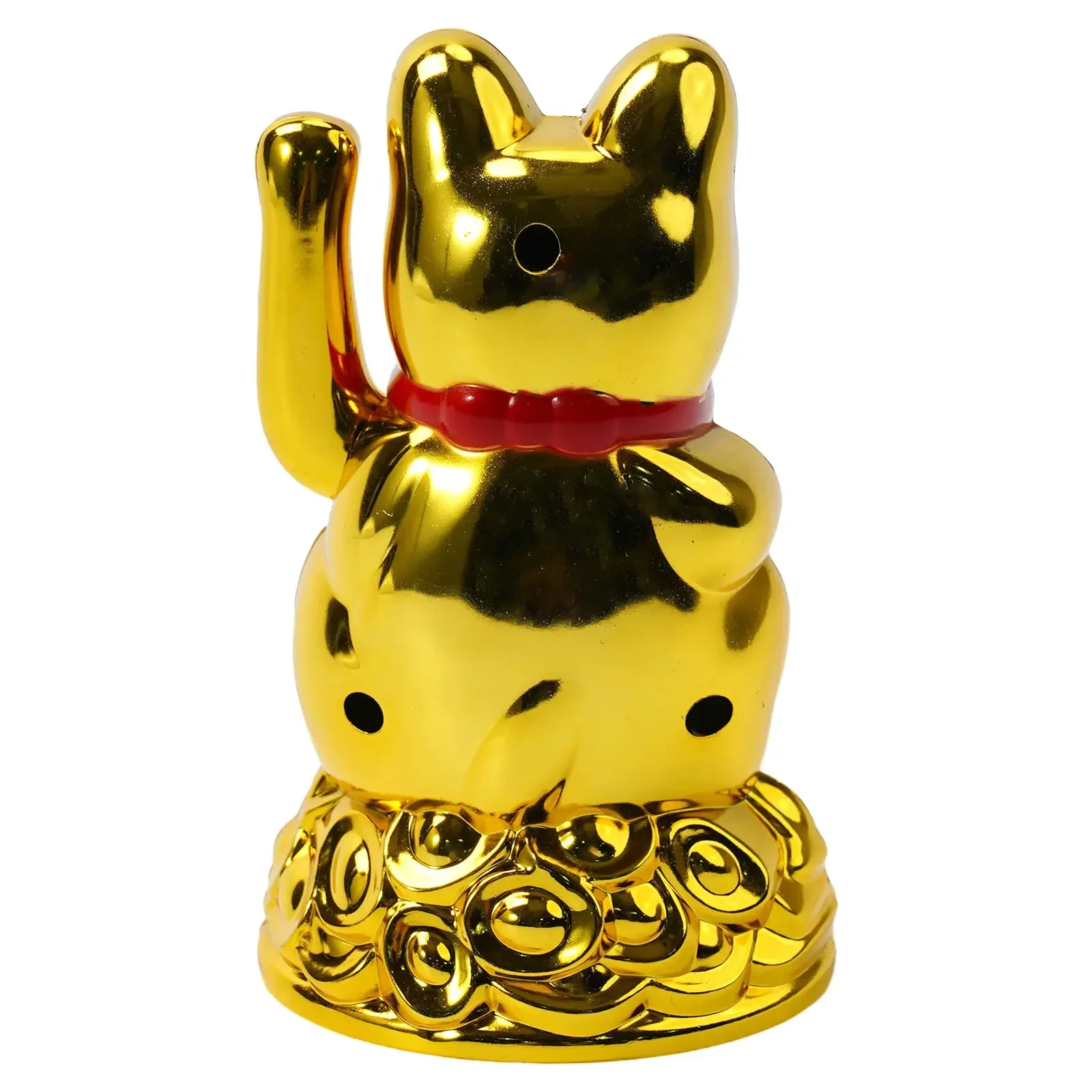 Chinese Lucky Waving Cat Beckoning Maneki Neko Gold Fortune Feng Shui 6.5 In Lucky Cat For Home Office Car Decoration Home Decor