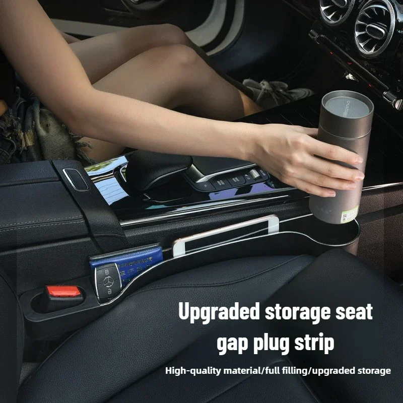 

1 Pair Car Seat Gap Plug Strip Side Seam Car Seat Gap Filler Organizer Storage Box Filler Leak Proof Seat Gap Storage Organizer