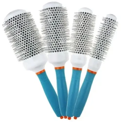 Hairstylist Round Hair Comb Curling Combs Women'S Wet & Dry Brush Styling Tools Scalp Massage Brushes