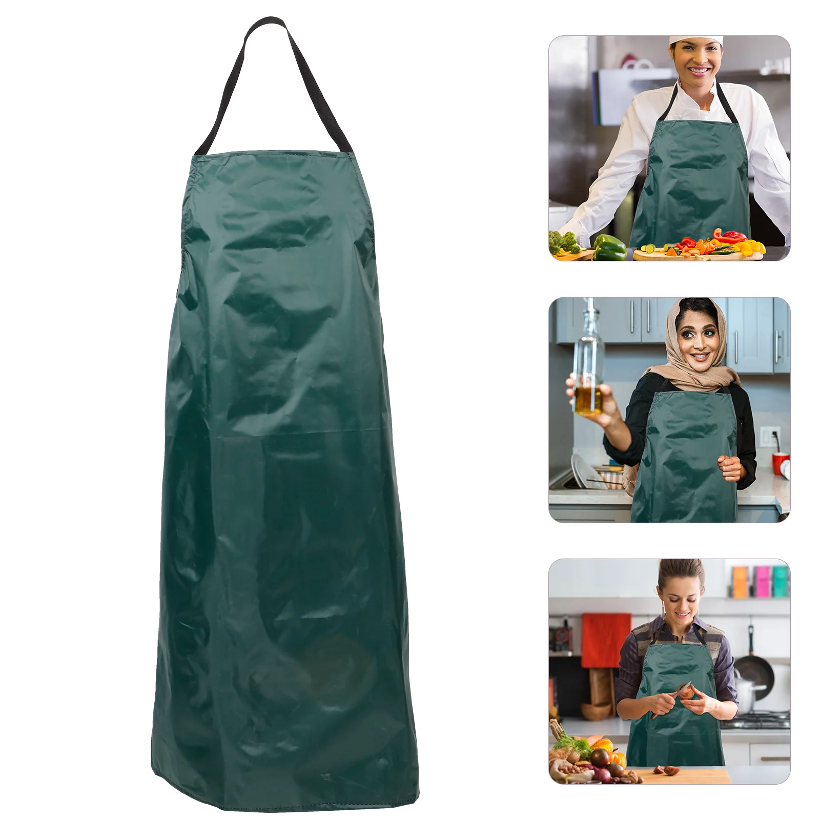 

Waterproof Oil Heavy Duty Long Cleaning Apron Long Apron For Dishwashing Household Cleaning Aprons Cooking Household Use