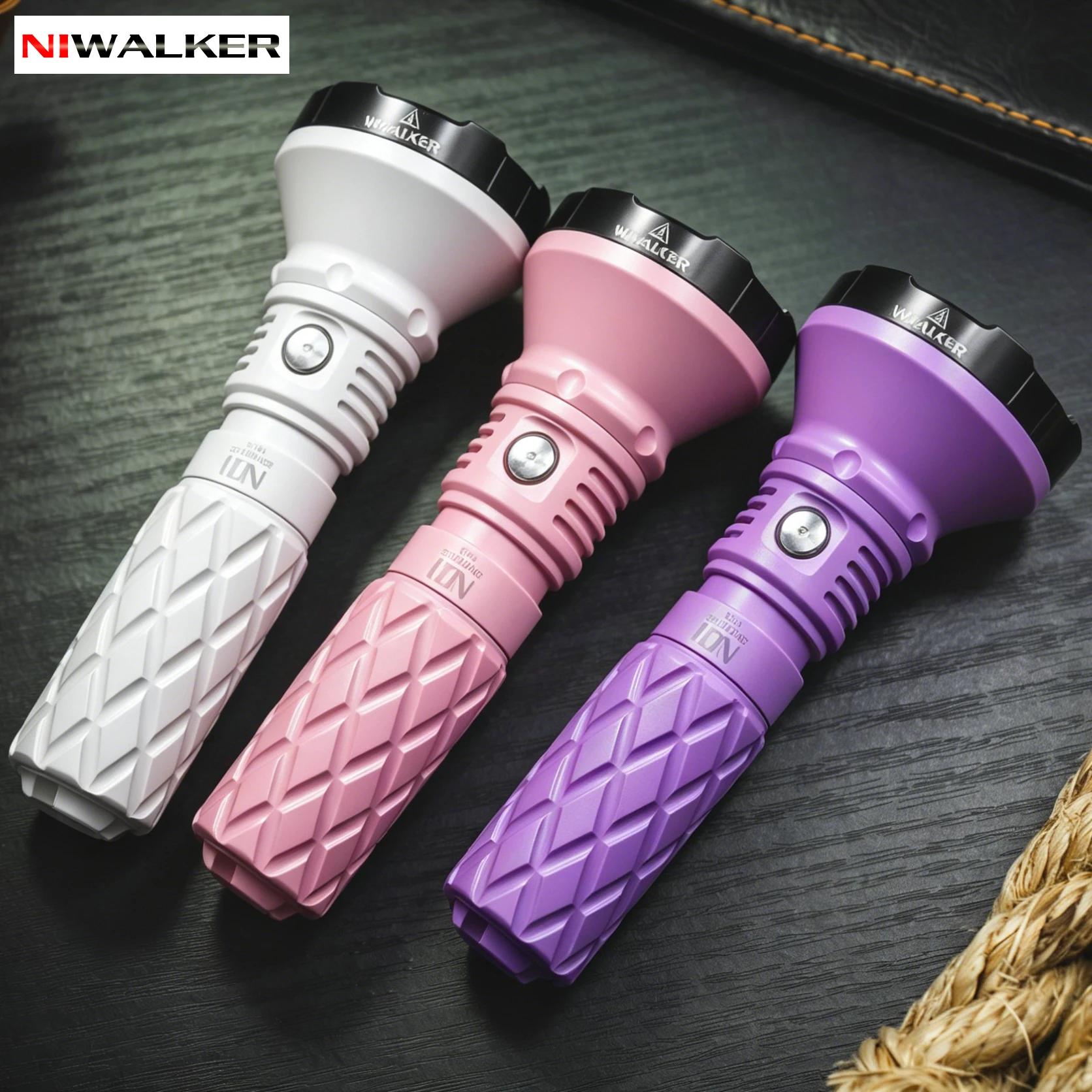 Niwalker N01 Max Long Beam Flashlight 2000lm Rechargeable Flash Light Torch Light with High Performace Long Shot LED