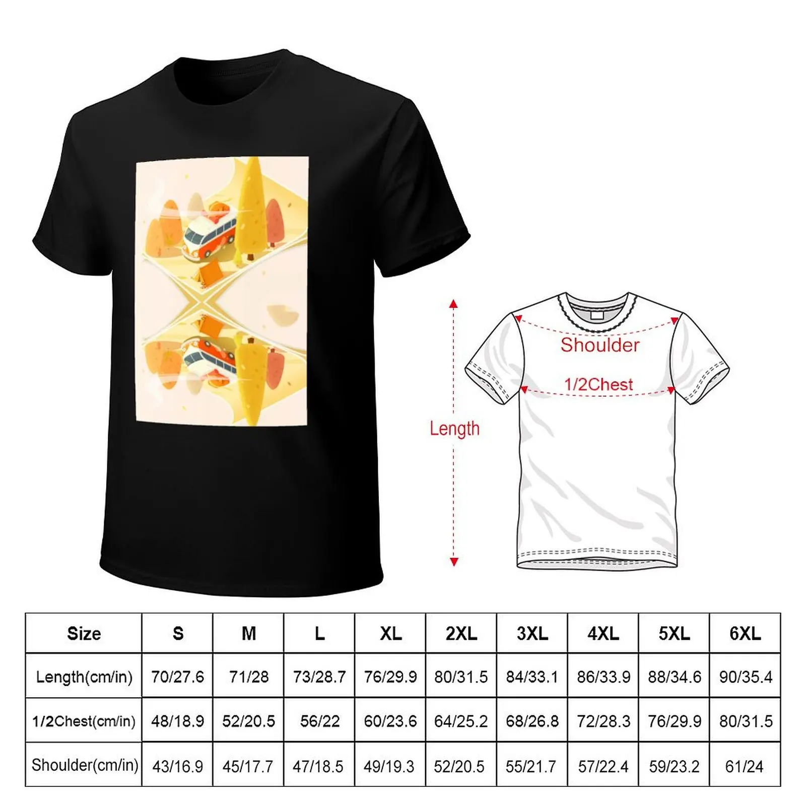 caravan T-Shirt cute clothes quick drying tees quick-drying mens t shirts pack