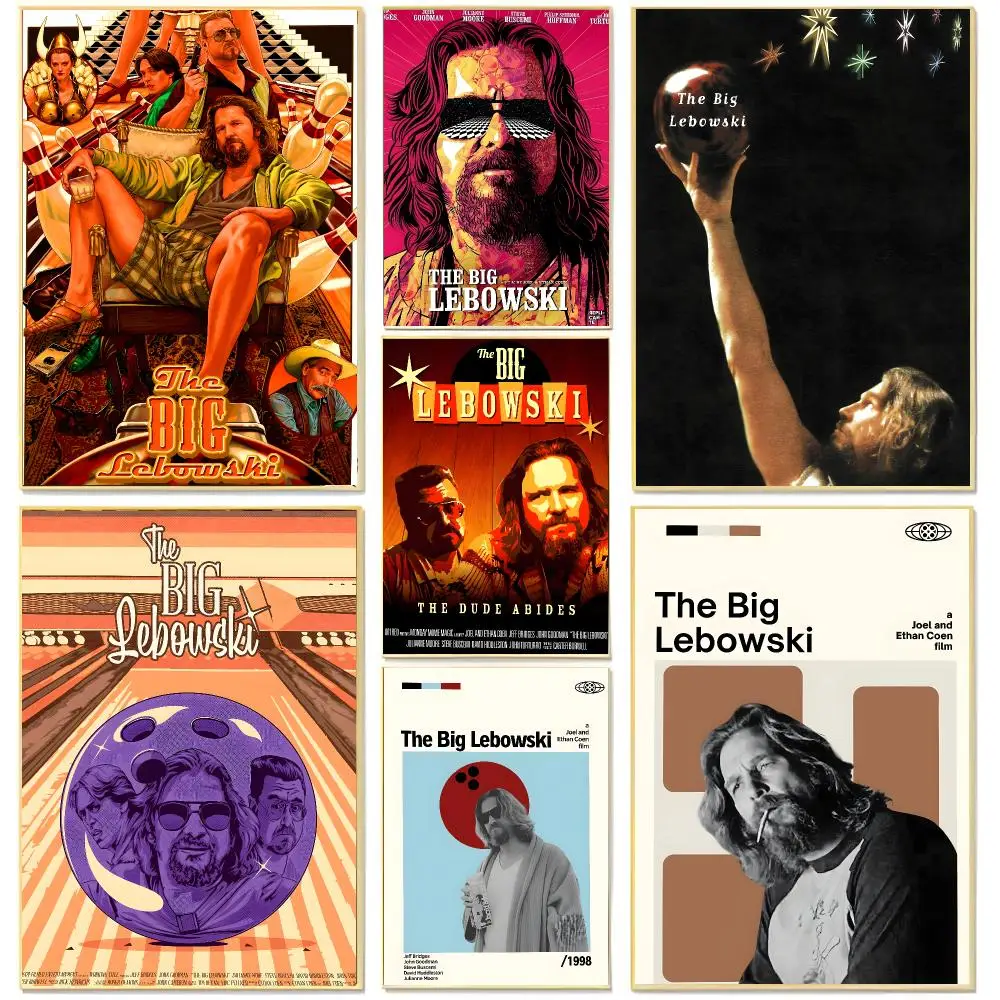 Comedy Movie T-the Big Lebowski Poster Living Room Bedroom Decorative Print Unframed Decor