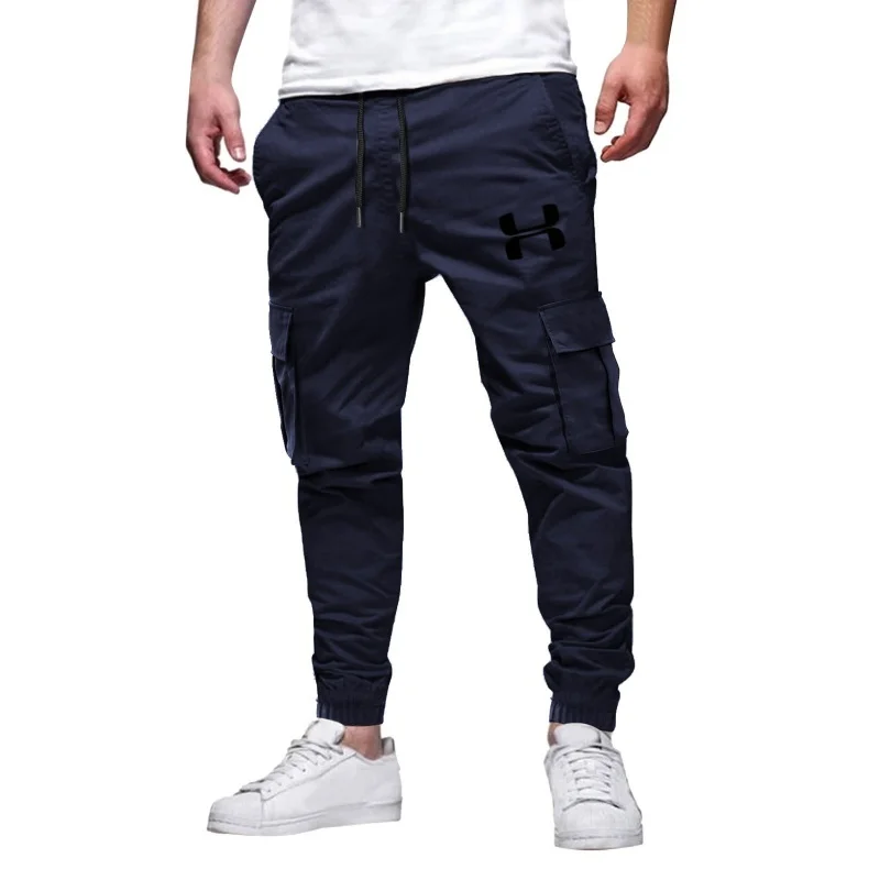 

2025 new fashion men's casual work pants, multi-pocket sports long pants, casual, comfortable, casual style, men's fashion