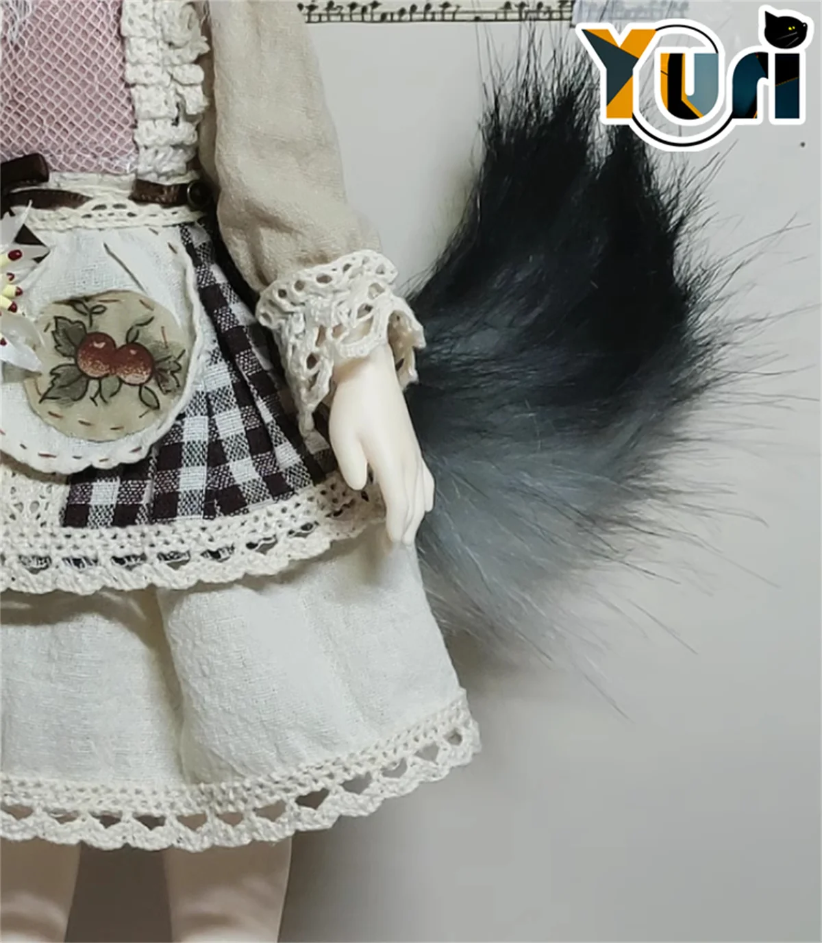 Doll Use Tail Fox Wolf Beast Tail OB11 1/12 1/6 Plush Doll BJD Doll Accessory Cute Cosplay Limit Cos Gift