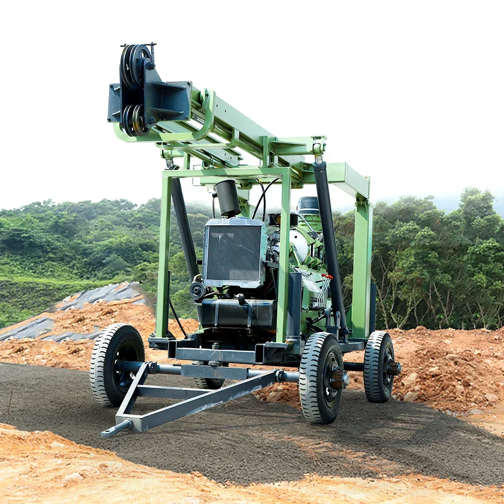 YG Xyx-3 Rig Pengeboran Sumur Air Kecil Seluler Rig Bor Geoteknik Spt