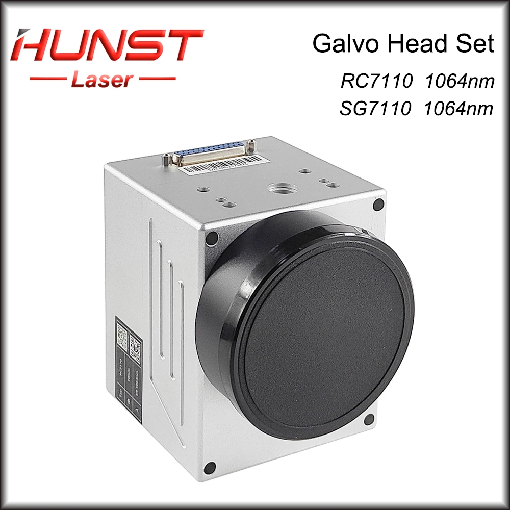 HUNST 1064nm Fiber Laser Scanning Galvo Head RC7110 SG7110 With Red Pointer 0-100W Input Aperture 10mm for Metal Marking Machine