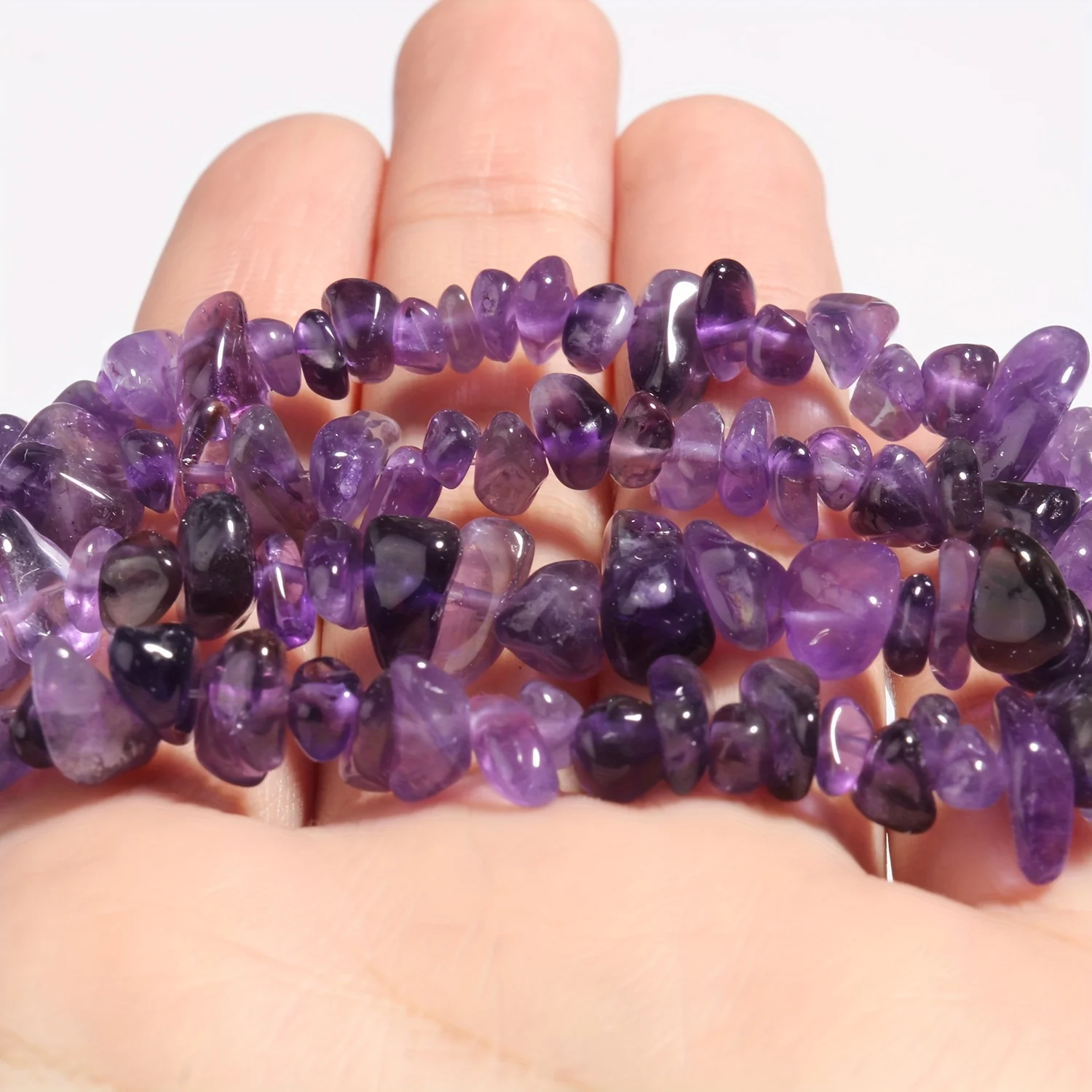 5-8mm Natural Stone Amethyst Turquoise Nugget Chip Beads Irregualr Gravel Bead for Jewelry Making Diy Necklace Bracelet Supplies