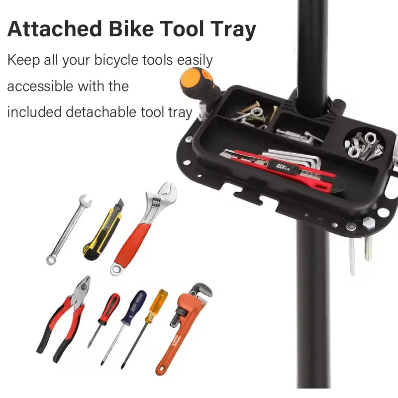 Foldable Bicycle Repair Stand Professional Bike Rack Holder Storage High Carbon Steel Bike Work Stand Bicycle Repair Tools