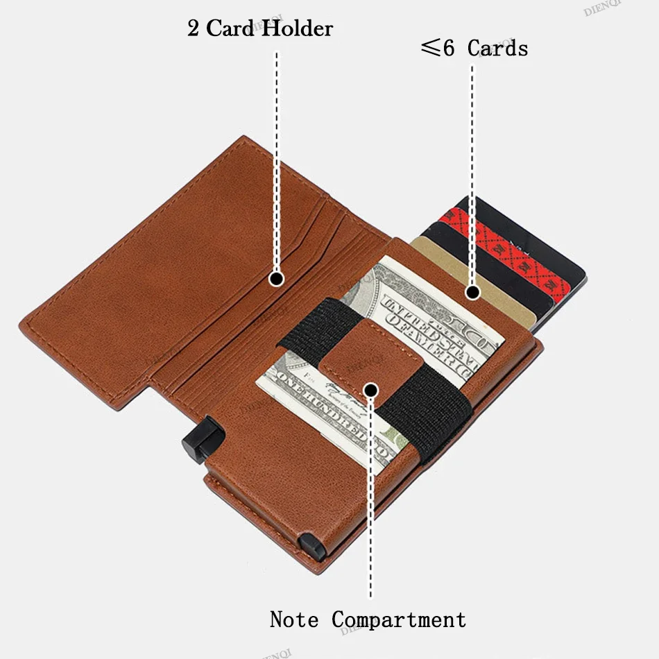 New Rfid Credit Card Holder Men Wallets Money Bag Male Clutch Purses Slim Thin Wallets for Men LuxuryLeather Wallet Carteras