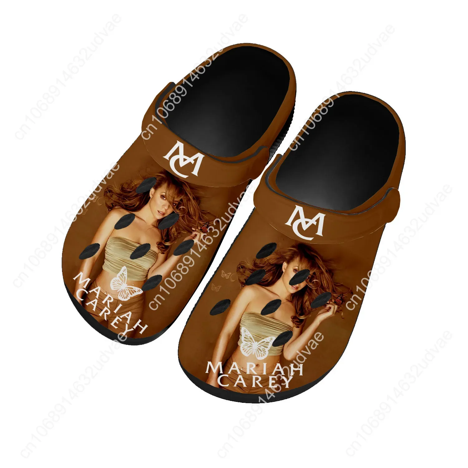 

Mariah Carey Home Custom Sandals Women Teenager Fashion Water Shoe Pop Singer Garden Breathable Comfort Beach Hole Slippers