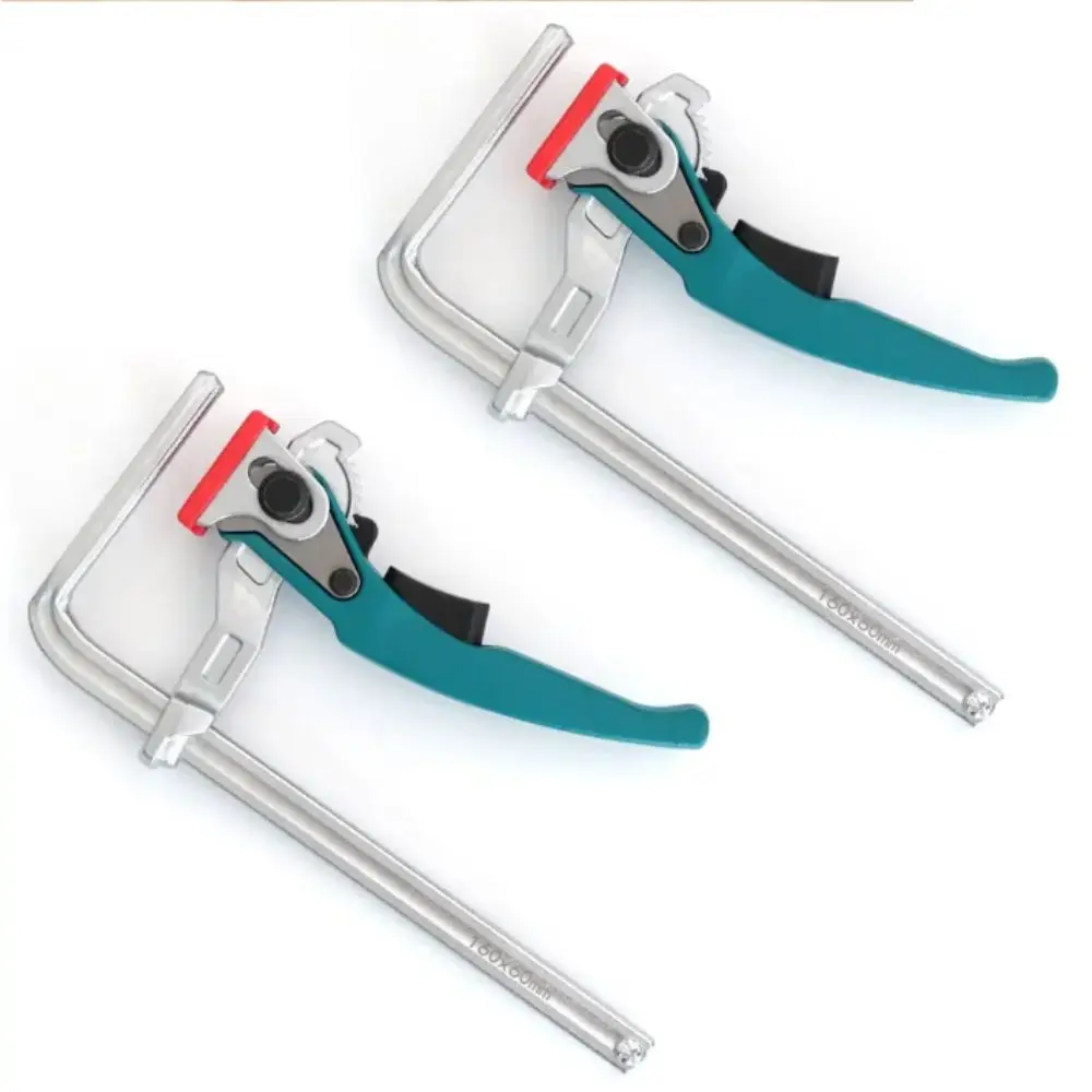 

Зажим для стола из алюминиевого сплава с храповым механизмом, стальная ось 160 мм, обновленная версия быстрозажимного храпового зажима