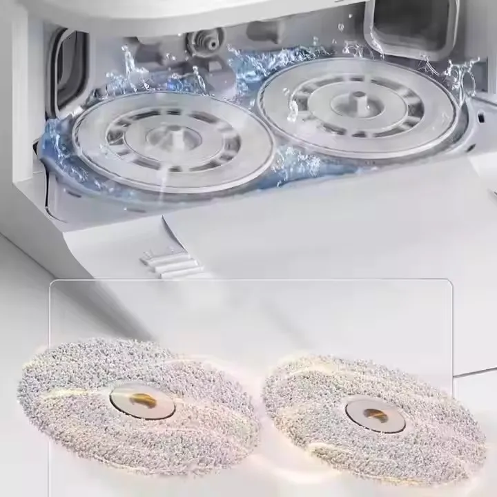 Sweeping Robot Vacuum Cleaner M40, Washing and Drying, 12000pa Suction, LDS Panoramic Laser Navigation