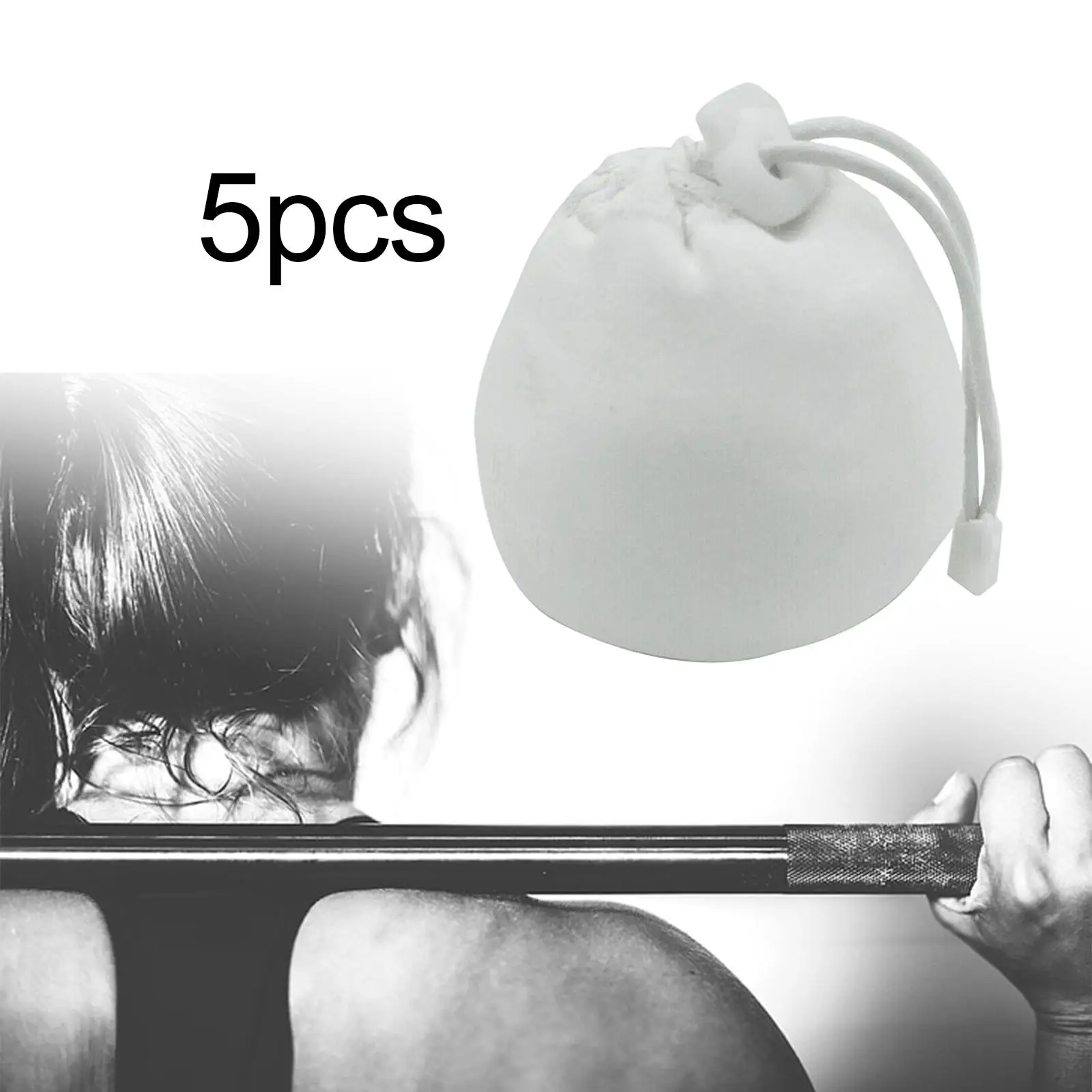 Gymnastics Chalk Pouch Drawstring Bag for Climbing Chalk Bag Bouldering Weightlifting Workout