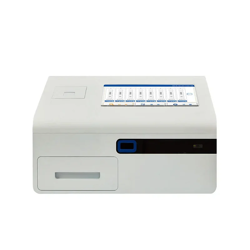 poct 8 channel Dry Fluorescence Immunoassay Analyzer vet immunoassay analyzer