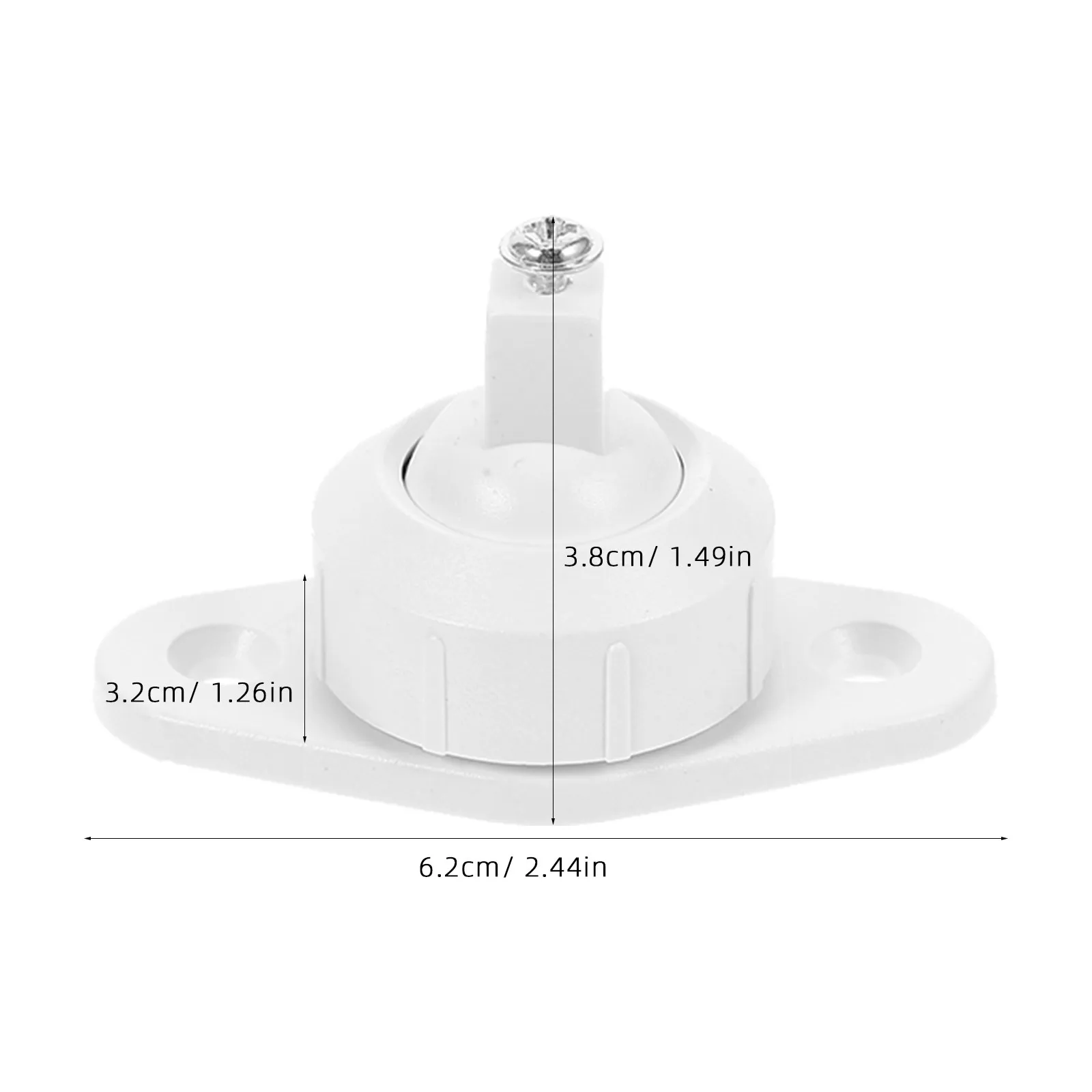 20Pcs Universal Pir Sensor Wall Mount Adjustable Bracket Short Leg Infrared Motion Security Alarm Holder