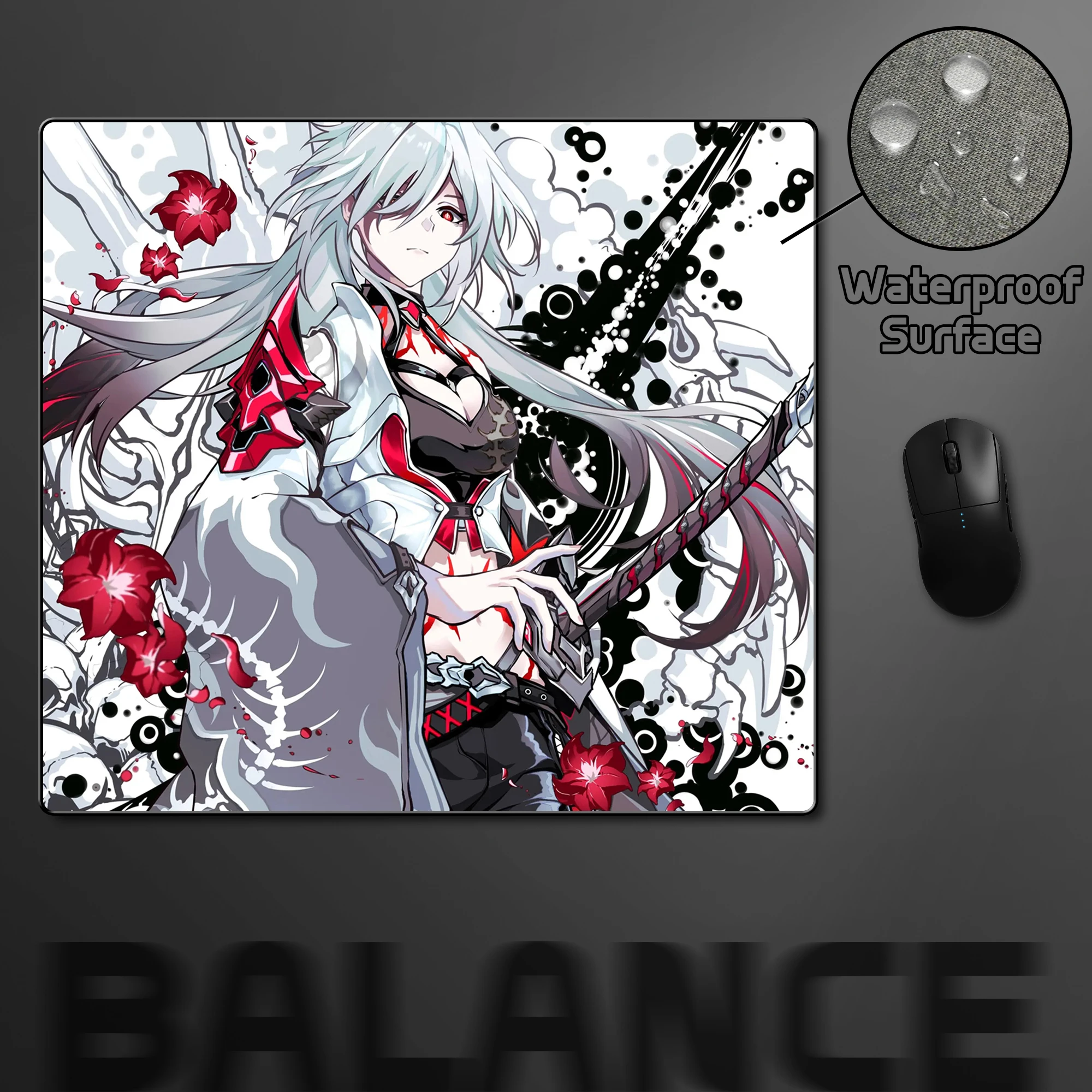 

Аниме Honkai: игровой коврик для мыши Star Rail Dan Heng•Imbibitor Lunae Balance резиновый коврик для мыши сверхтонкая поверхность коврик для компьютерной мыши