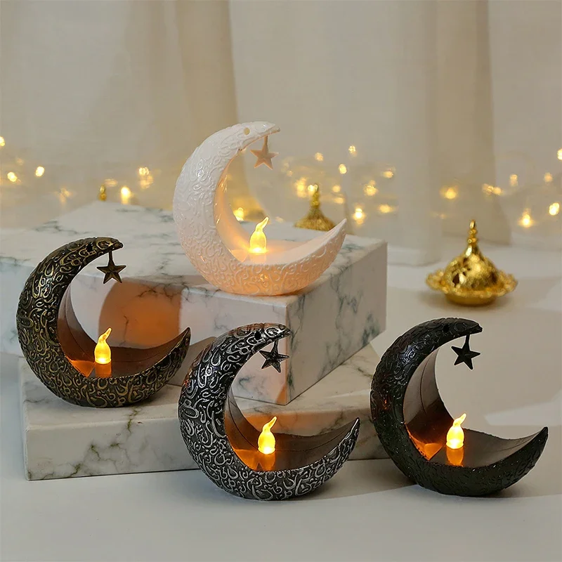 Candle Holder Middle East Style Star Moon Style Candlestick Modern Romantic Christmas Home Wedding Party Decoration Supplies