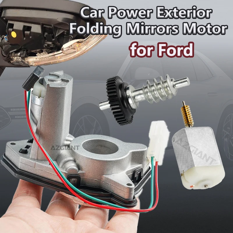 

AZGIANT For Ford Explorer Mustang Edge Puma Car Exterior Auxiliary power folding mirror R L 12V DC motor pure copper accessories
