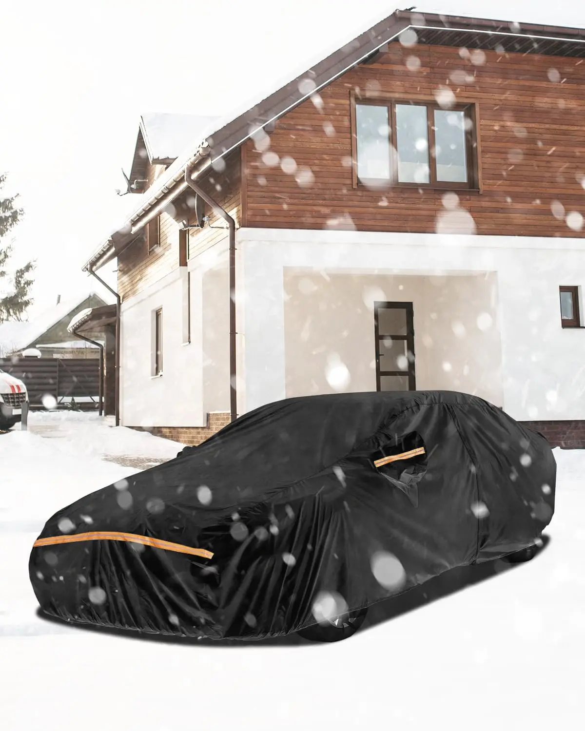 Waterproof All-Weather Custom Fit Car Cover for Ford Mustang 1994-2025, Heavy Duty Oxford Fabric with UV Protection