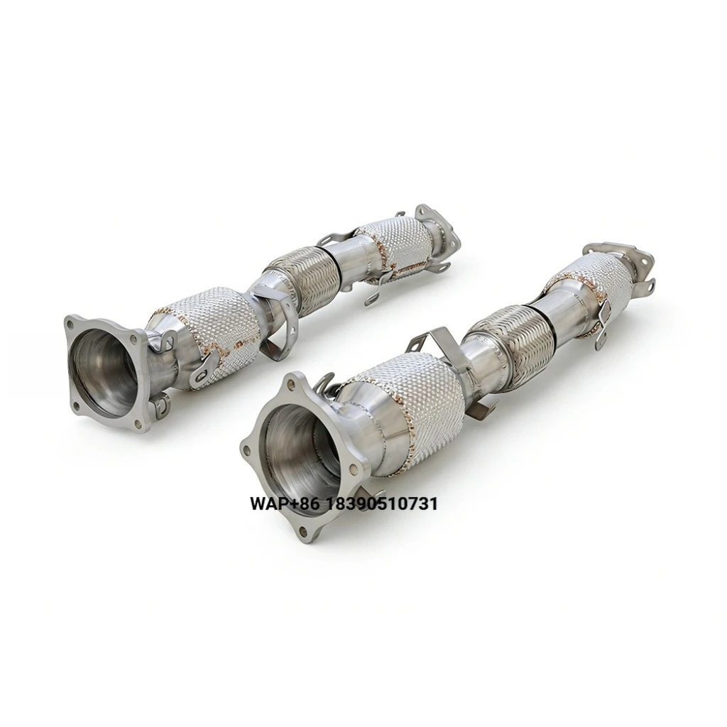 High Flow Stainless Steel Exhaust Downpipe Head High Performance Exhaust Parts for NSX 3.5T 2016-2022