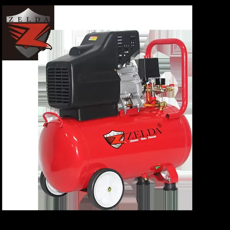2HP 50L Direct Driven Air Compressor Portable 220V 8 Bar/115Psi Air Pressure Pump Air Compressor