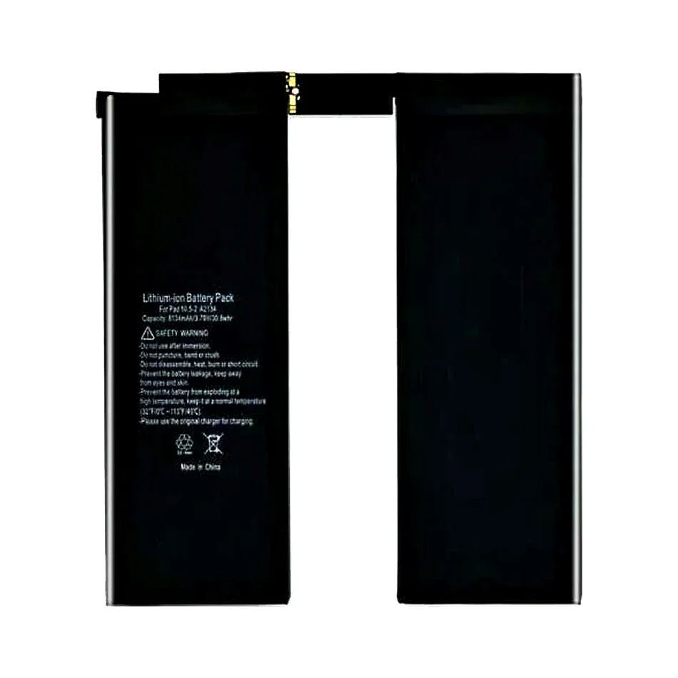 pro10.5 2nd Tablet Battery For Apple iPad Air 3 (2019) pro10.5 2nd A2152 A253 A2154 A2123 8134mAh Real Capacity