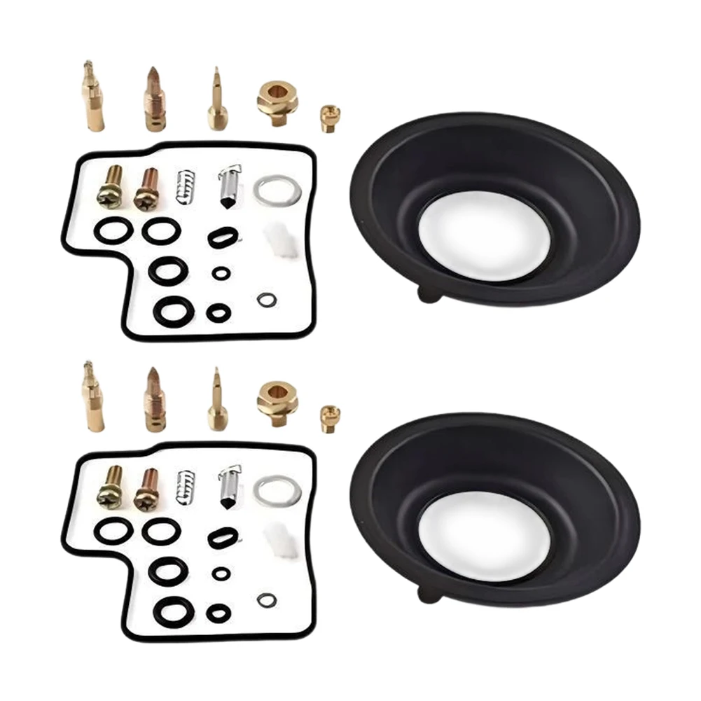 Carburetor Repair Kit For Honda VT700C Shadow 1984-1986 VT750C 1983 Metal Rebuild Set With Gaskets Garden Power Tool Accessories