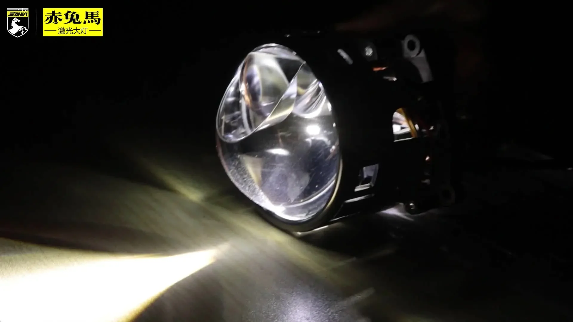 Factory 3 Inch LK2S Bi LED Projector Lens Headlights with Laser High Beam 5500k 55w  Yellow Color Auto Lighting Bulbs