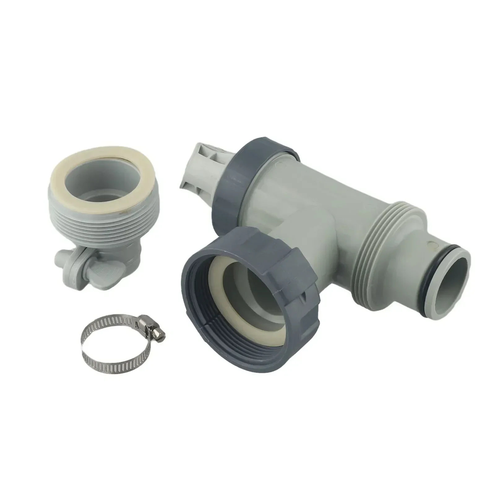 Efficient Water Flow Control with Reliable Pool Plunger Valve and Type B Hose Adapter Replacement for Intex Tank