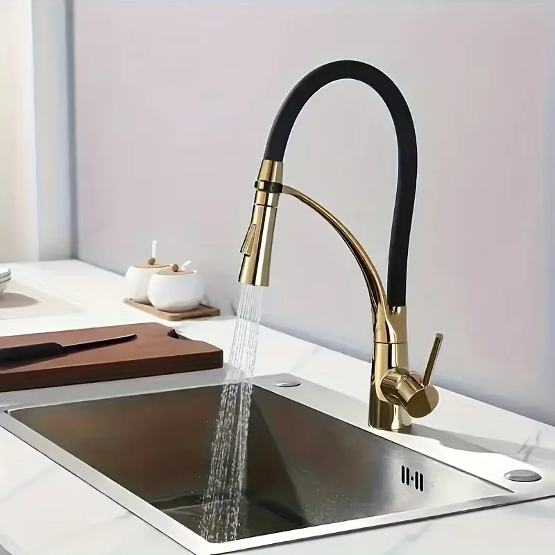 

All Copper Kitchen Faucets: Hot And Cold European And American Sinks, Dishwashers, Washing Basins, Dual-mode Water Outlets,