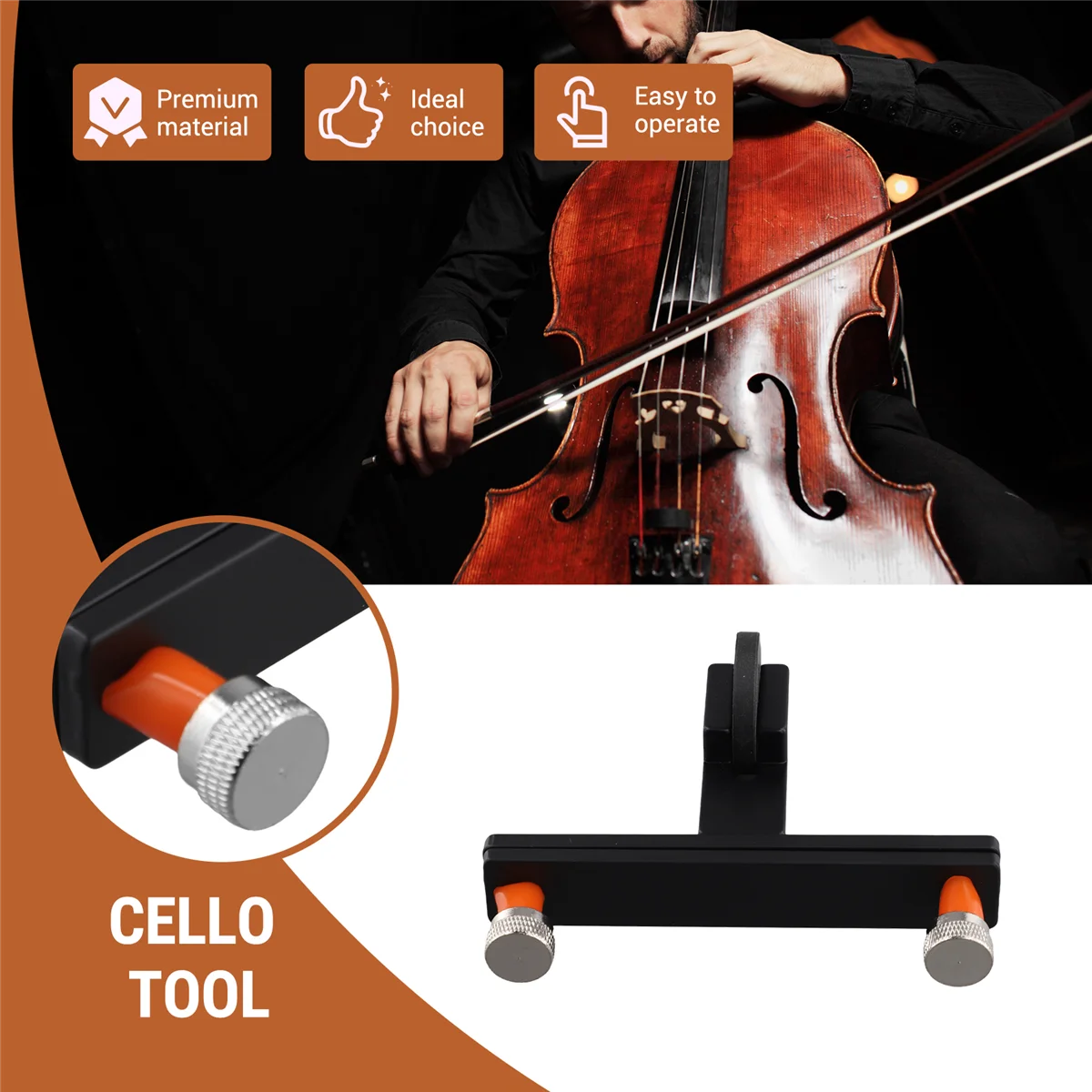 آلة جسر التشيلو ABME، أداة تشيلو Luthier Redressal، مطحنة رمز جسر التشيلو