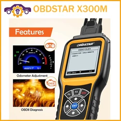 OBDSTAR X300M X300 M Cluster Calibrate Special for Adjustment Tool and OBDII Support Contact Us for Exact Car list Before Order