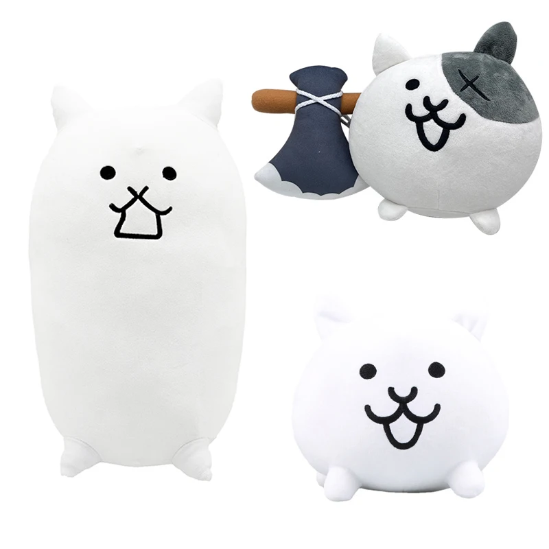 Cartoon De Strijd Katten Pluche Pop Nyanko Grote Oorlog Knuffel Zacht Dier Kitten Plushie Figuren Voor Kinderen Fans Verjaardagscadeaus