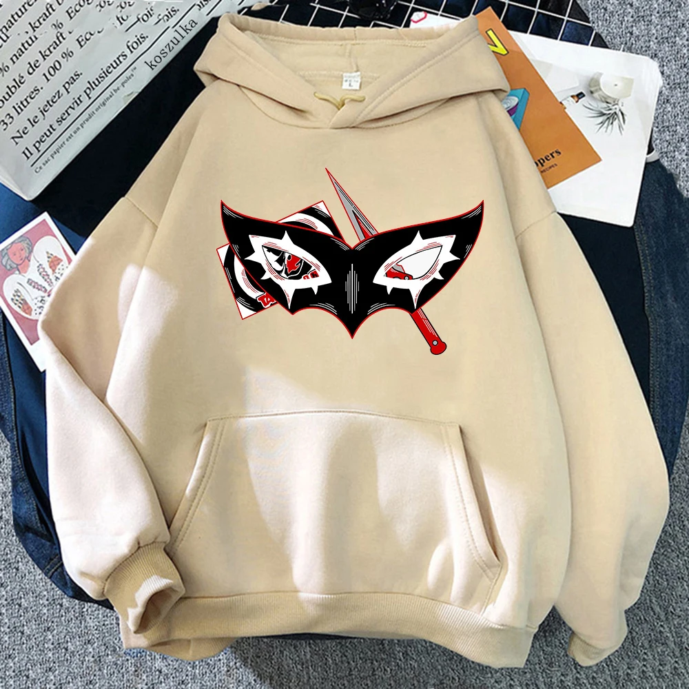 2024 Genshin Impact Arlecchino Hoodies Anime Cartoon Grafische Sweatshirt Lange Mouw Heren Vrouwen Genshin Impact Sweatshirts