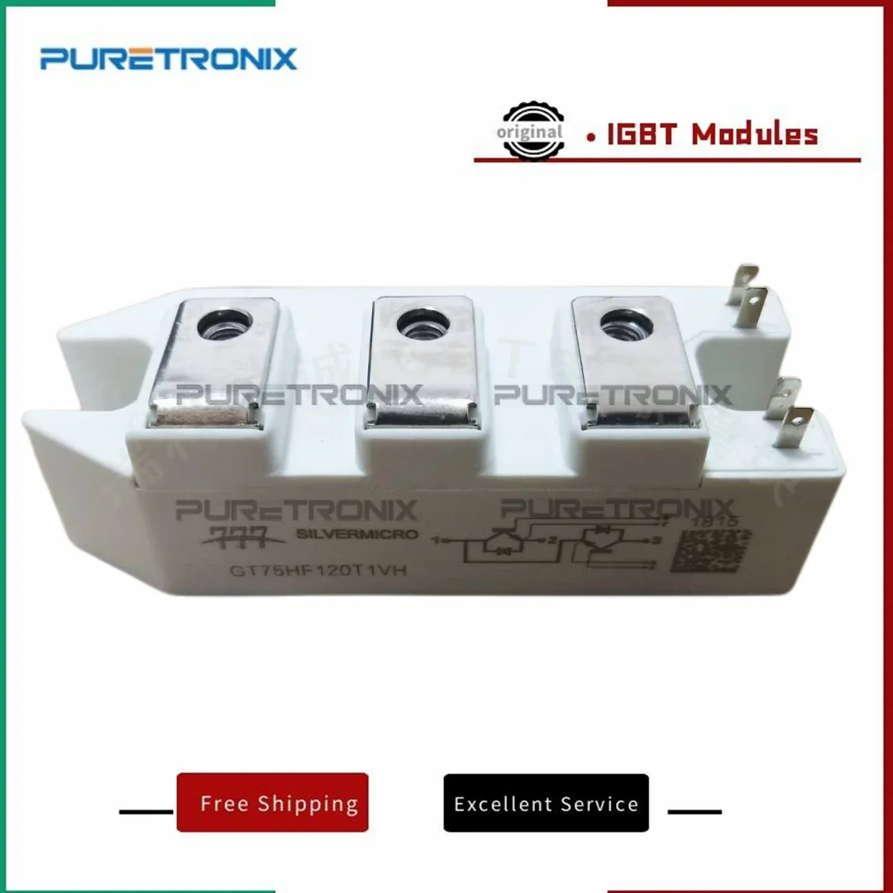 GT75HF120T1VH GF100HF120T1VH GT75CU120T1VH GF150HF60T1VH الأصلي الطاقة وحدة