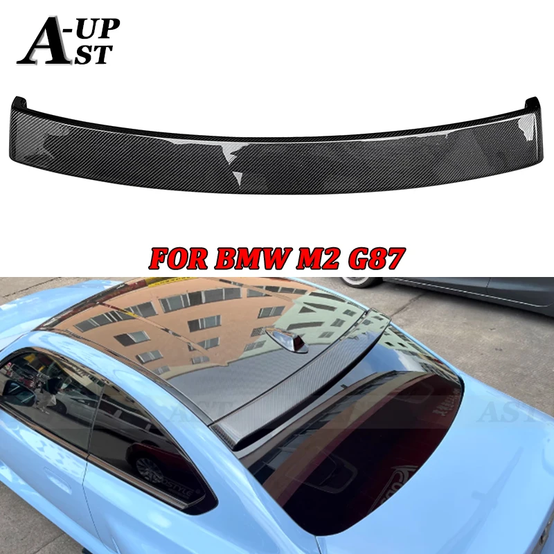 For BMW M2 G87 Carbon Fiber Top Wing Tail fins Spoiler car Shunt Deflector  Rear Trunk Guide Wing Car Accessories  body kit