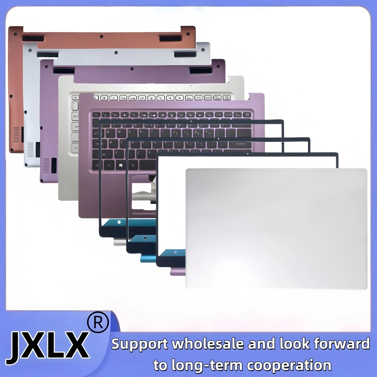 JXLX® New For ACER Swift 3 SF314-59 SF314-42 N19C4 Laptop LCD Back Cover/LCD Front Bezel/Palm Rest with Keyboard