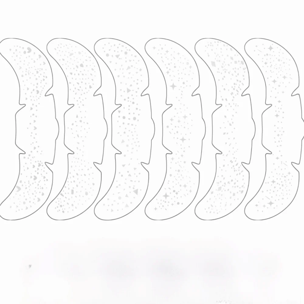 6pcs Glitter Fake Freckles Tattoo Stickers Sparkle Convenient Long Lasting Temporary Tattoo Waterproof Face Makeup Face Makeup